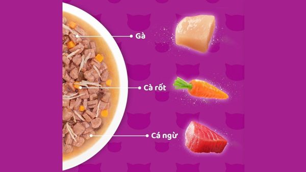 Thành phần của Pate Whiskas cho mèo