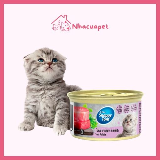 Pate Snappy Tom Kitten Dành Cho Mèo Con Premium (Lon 70g)