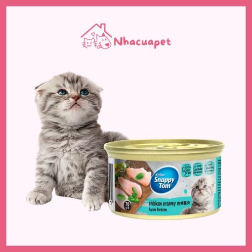 Pate Snappy Tom Kitten Dành Cho Mèo Con Premium (Lon 70g)