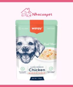 Pate Wanpy Premium vị Gà 80g cho chó