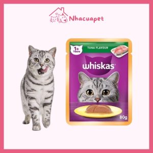 Pate Whiskas Cho Mèo Lớn Gói 80g Cao Cấp