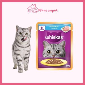 Pate Whiskas Cho Mèo Lớn Gói 80g Cao Cấp