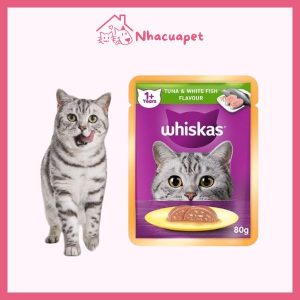 Pate Whiskas Cho Mèo Lớn Gói 80g Cao Cấp