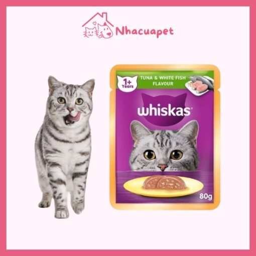 Pate Whiskas Cho Mèo Lớn Gói 80g Cao Cấp