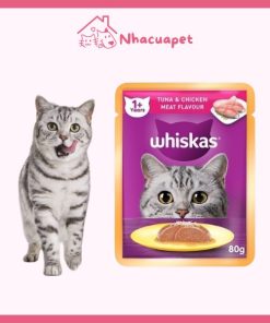 Pate Whiskas Cho Mèo Lớn Gói 80g Cao Cấp