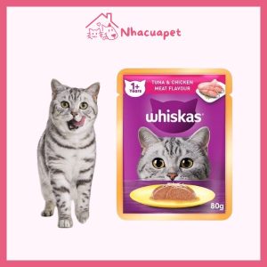 Pate Whiskas Cho Mèo Lớn Gói 80g Cao Cấp