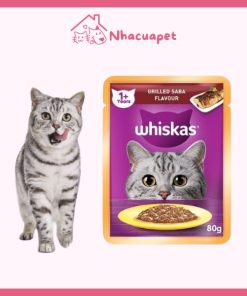 Pate Whiskas Cho Mèo Lớn Gói 80g Cao Cấp
