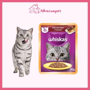 Pate Whiskas Cho Mèo Lớn Gói 80g Cao Cấp