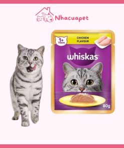 Pate Whiskas Cho Mèo Lớn Gói 80g Cao Cấp