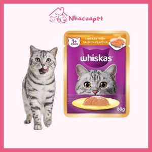 Pate Whiskas Cho Mèo Lớn Gói 80g Cao Cấp