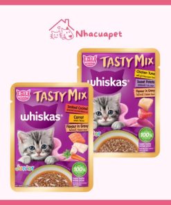Pate Whiskas Tasty Mix 70g Cho Mèo Con