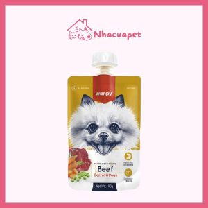 Súp Thưởng Wanpy Nắp Vặn 90g cho chó(5)