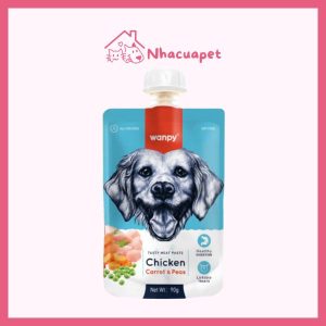 Súp Thưởng Wanpy Nắp Vặn 90g cho chó(2)