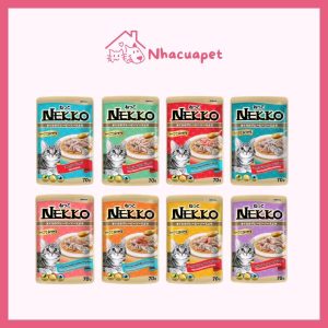 Thức Ăn Ướt Pate Nekko 70g Cho Mèo Mọi Lứa Tuổi