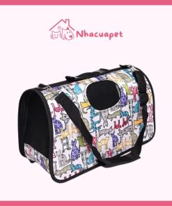 Túi Đựng Chó Mèo ANIME Hình Họa Tiết White Cats