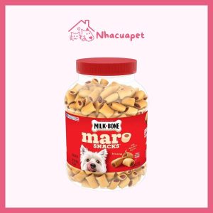 Bánh thưởng cho chó Milk Bone Maro với tủy xương thật