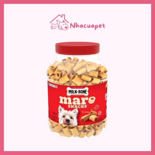 Bánh thưởng cho chó Milk Bone Maro với tủy xương thật