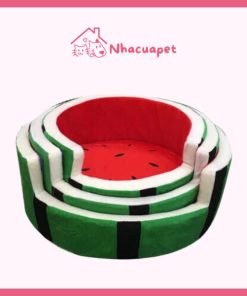 Ổ Đệm Cho Chó Mèo PAW Hình Dưa Hấu