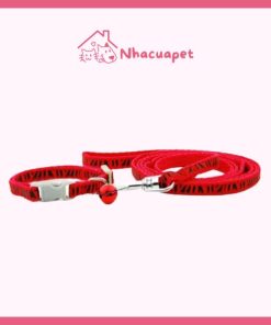 Vòng cổ kèm dây dắt HAND IN HAND chó mèo cỡ mini(2)