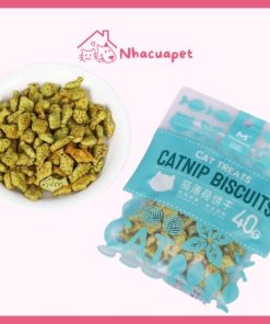 [40g] Bánh Cá Biscuits Catnip Giảm Búi Lông Cho Mèo(2)
