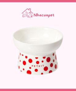 Bát Ăn Chống Gù Sứ Petkit Cho Chó Mèo(1)