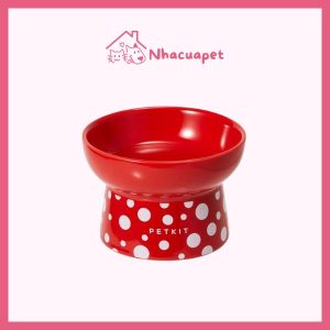 Bát Ăn Chống Gù Sứ Petkit Cho Chó Mèo(4)