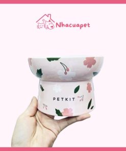 Bát Ăn Chống Gù Sứ Petkit Cho Chó Mèo(3)