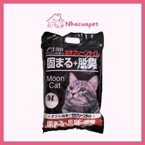 [1 TẢI CÁT NHẬT ĐEN MOONCAT 9L] Cát Vệ Sinh Moon Cat 9L Cho Mèo(2)