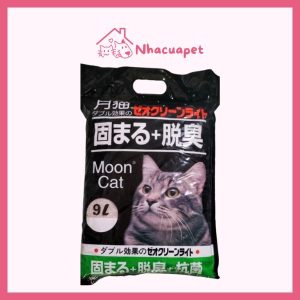 [1 TẢI CÁT NHẬT ĐEN MOONCAT 9L] Cát Vệ Sinh Moon Cat 9L Cho Mèo(1)