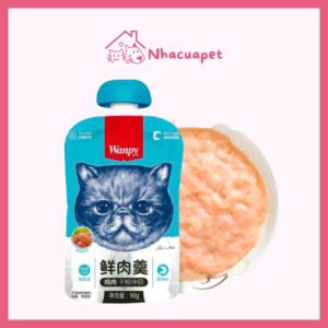 [90Gr] Súp Thưởng Wanpy Nắp Vặn Cho Mèo(4)