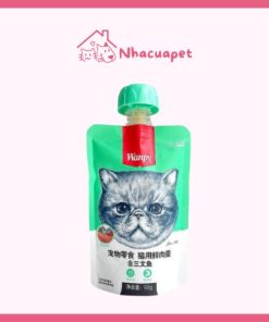 [90Gr] Súp Thưởng Wanpy Nắp Vặn Cho Mèo(3)