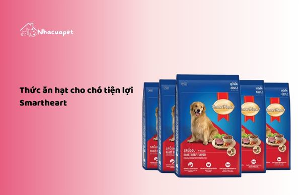 Thức ăn hạt cho chó tiện lợi Smartheart 