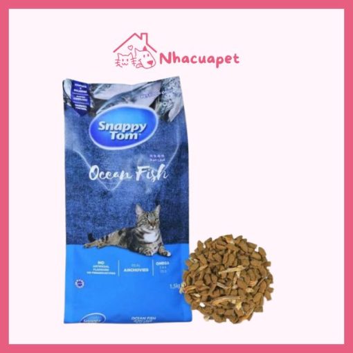 [1.5Kg] Thức Ăn Hạt SNAPPY TOM Cho Mèo(1)